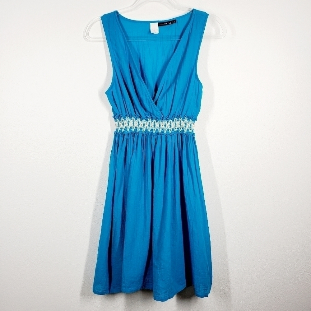LA BLANCA SLEEVELESS COTTON DRESS